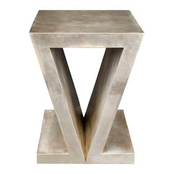 Sculpted Steel End Tables - Furniture