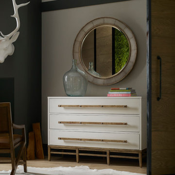 Hooker Furniture Urban Elevation 3-Drawer Chest & Mirror