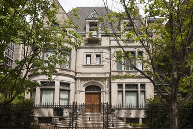 Traditional exterior home idea in Chicago