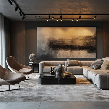 The New Masculine: Sleek, Strong & Stylish Living Spaces