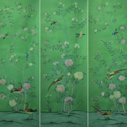 Hand painted Chinoiserie wallpaper - Products