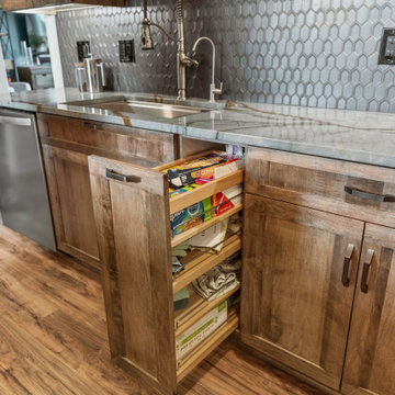 Stunning Transitional Kitchen Remodel Done With New Cabinets