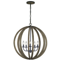 Farmhouse Chandeliers by Designer Lighting and Fan