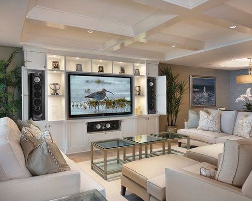 hidden speakers living room