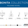 Bonita Collection 1-Light Wall Sconce, Polished Chrome