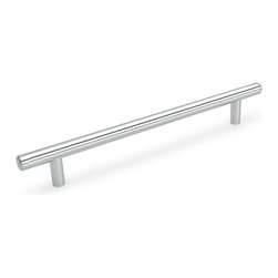 Cosmas - Cosmas 305-320CH Polished Chrome 12-5/8&rdquo; CTC (320mm) Euro Bar Pull [10-PACK] - Cabinet And Drawer Handle Pulls