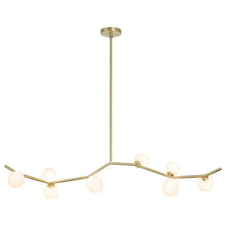 AVENUE LIGHTING HF4808-WHT HAMPTON  8-Light EIGHT LIGHT CHANDELIER