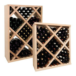 Vintner Series Wine Rack - Diamond Bin Wine Rack with Face Trim - Wine Racks