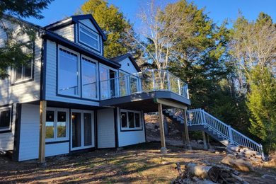 Inspiration for a modern exterior home remodel in Other
