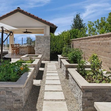 Silver Travertine Stacked Stone panels