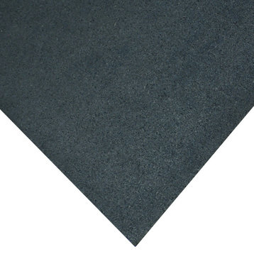 Goodyear "ReUz" Rubber Flooring Rolls --  3mm x 48" x 6ft - Black
