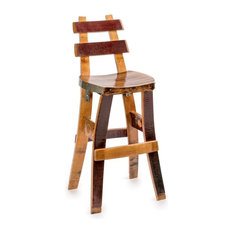 Kevin Beasley Outdoor Bar Furniture Houzz Fallen Oak Wine Barrel Barstool With Back Rest 24 Outdoor Finish