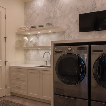 Bathrooms & laundry & gym