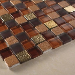 Exotic Glass Contemp Series Pyramid Mochachino M3 - Tile