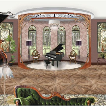Camille Thruston Residential Art Nouveau Design