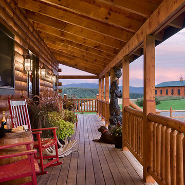 Log Homes & Cabins - Coventry Log Homes - The Bear Rock