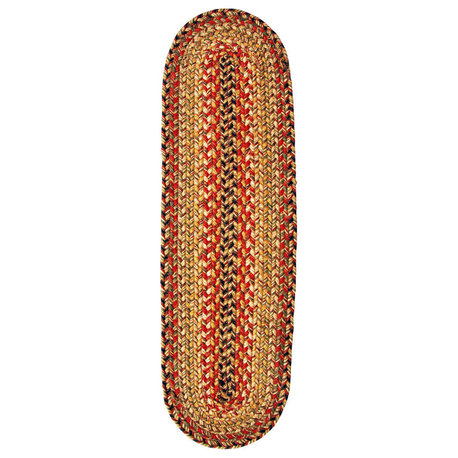 Homespice Decor Kingston  Jute Braided Stair Tread 8" x 28" (Oval)