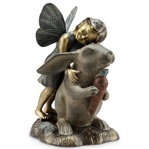 swinging bunny statue Swinging bunny statue