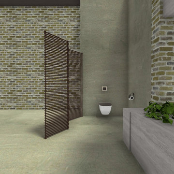 Industrial Bathroom Style