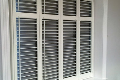 Shutters with buit in blackout blinds