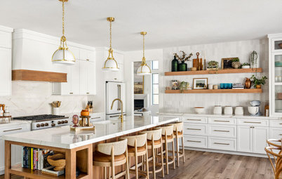 Kitchen Tour: A White and Wood Design With a Baking Station