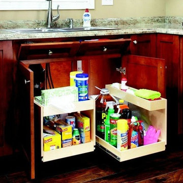Pull Out shelves with Risers