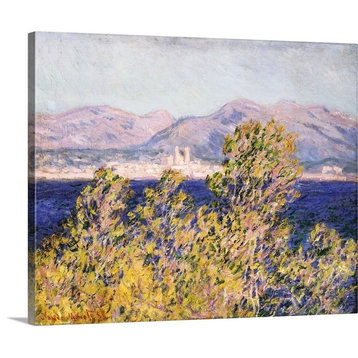 View of the Cap d'Antibes with the Mistral Blowing, 1888 Wrapped Canvas Art