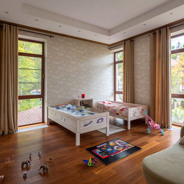 Детская комната загородного дома в Подмосковье