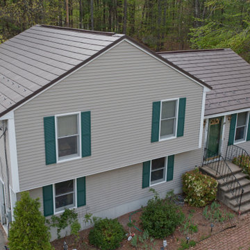 Metal Roofing - Oxford Metal Shingle in Mustang Brown House 2