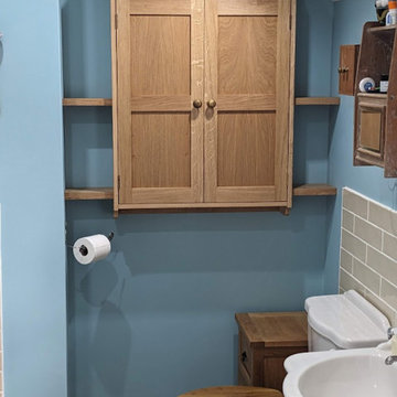 Bespoke Oak Bathroom Cabinet