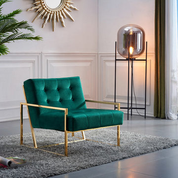 Pierre Velvet Accent Chairs
