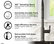 Karran QT-812 Top Mount 33" Single Bowl Quartz Sink, Black With Faucet