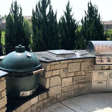 Kansas Pergola, Grilling Station, and Patio