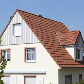 Reihenhaus in Bensheim mit Cedral Fassadenpaneelen