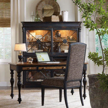 Hooker Furniture Sanctuary Collection Mirage Side Chair-Ebony