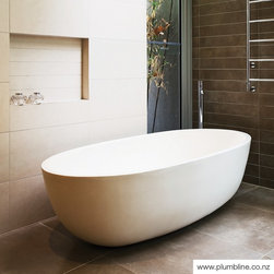Seascapes 1700 Stone Freestanding Bath Without Base By Plumbline - Bathtubs