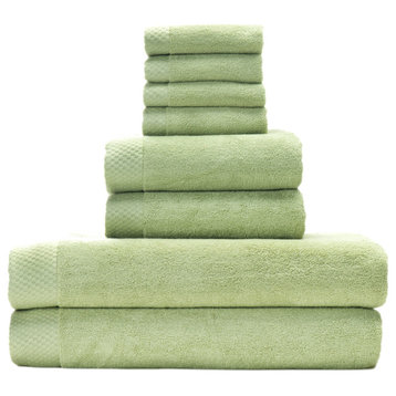 Resort Towel Collection - 8pc Towel Set - Sage