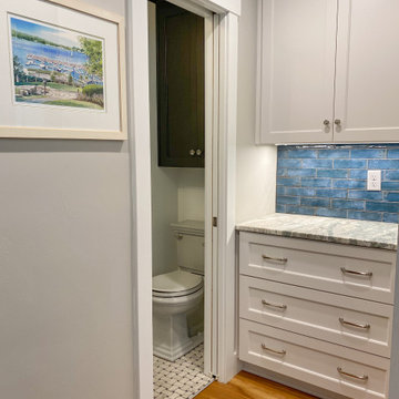 Powder Room Cabinet Storage