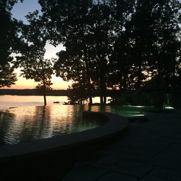Vanishing Edge High Rock Lake Custom Pool