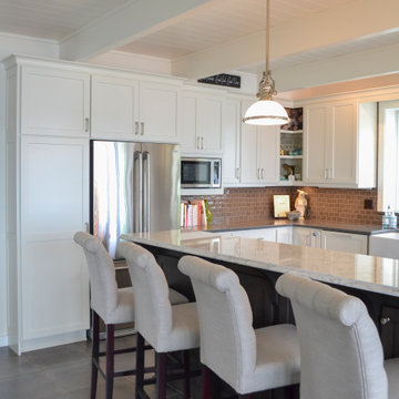 Lake Home Remodel - Crystal Cabinets by Western Products