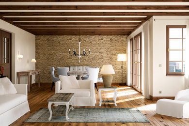 Landhausstil Wohnzimmer in Düsseldorf