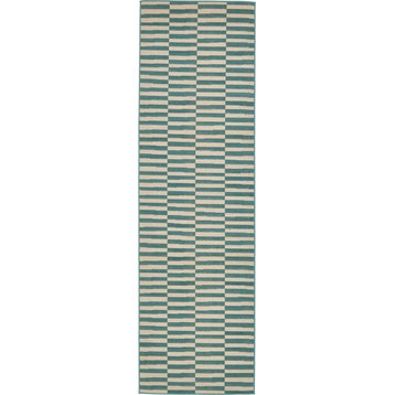 Unique Loom Striped Williamsburg Rug, 2'9x9'10