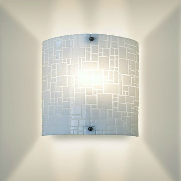Custom Glass Wall Sconces- Individually Handmade