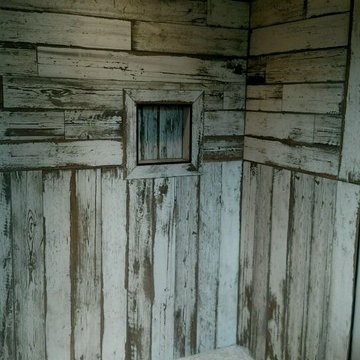 Wood-look Tile Shower