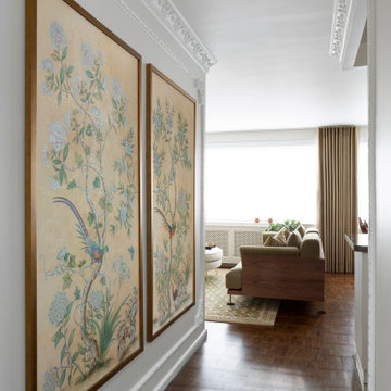 Gallery Hallway | Art Curation & Parisian Details