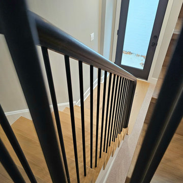 Project #115 | Staircase with Continuous Rail System Without Newels