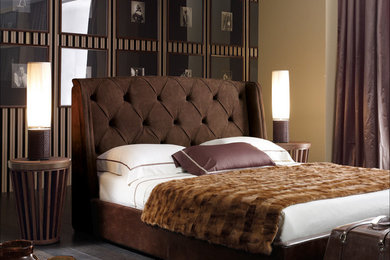 Damien Upholstered Designer Bed