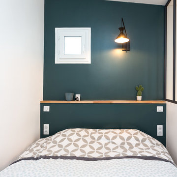 Surface brute transformée en deux studios aménagés pour investissement locatif