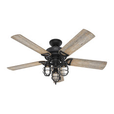 Hunter 52" Starklake Natural Iron Ceiling Fan, LED Light Kit and Pull Chain