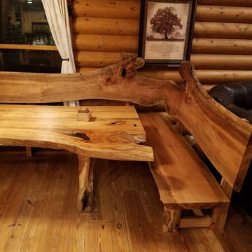 Live Edge Dinning Set